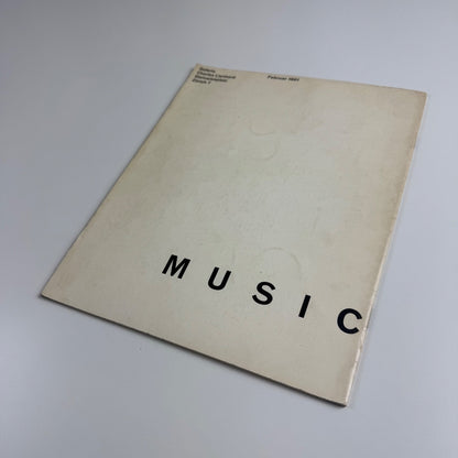 Music | Galerie Charles Lienhard Zurich February 1961