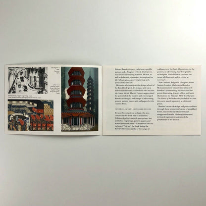 Prospectus to promote Edward Bawden editioned prints | Wood Lea Press, 2005