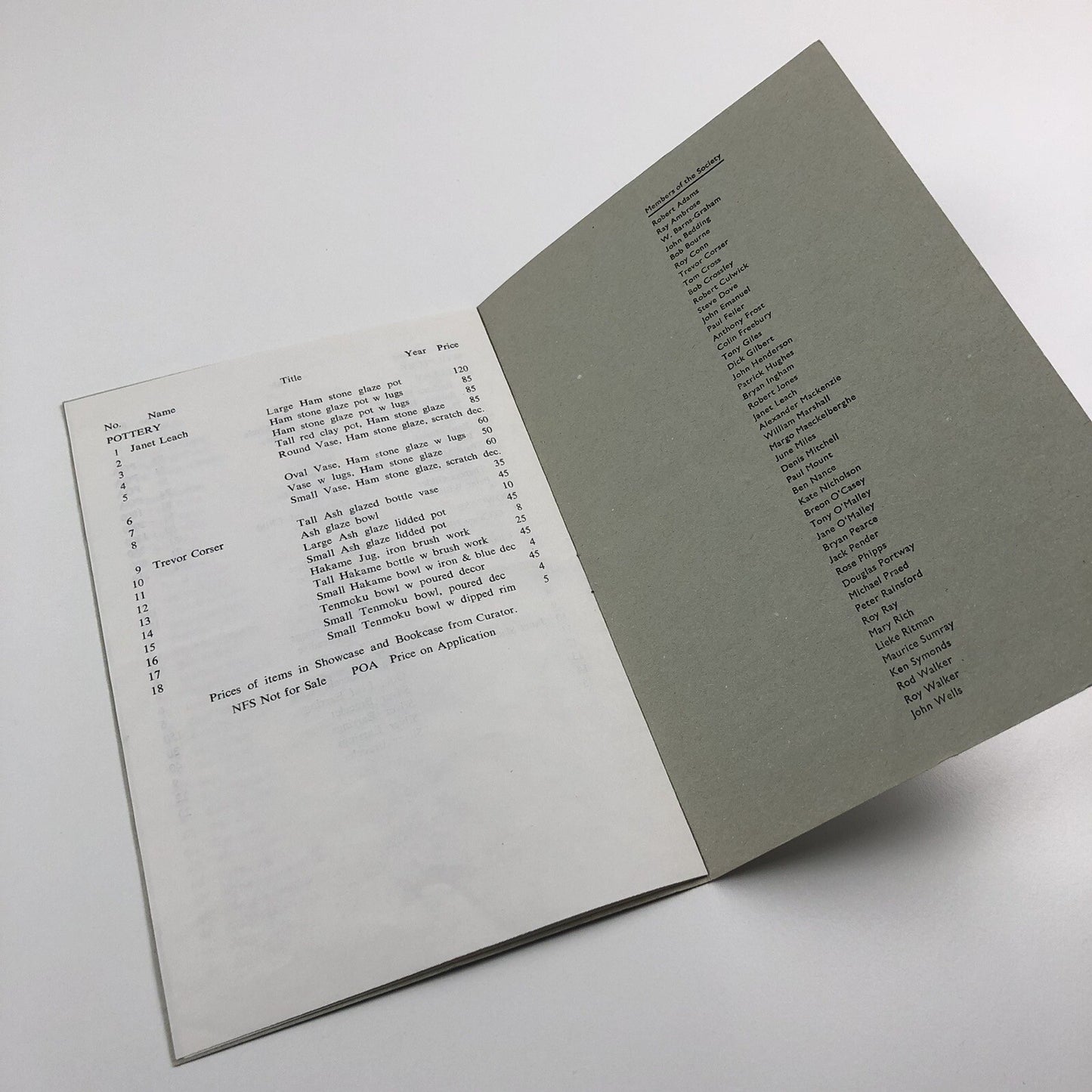 Catalogue – Penwith Summer exhibition 1981 | Penwith Society of Arts