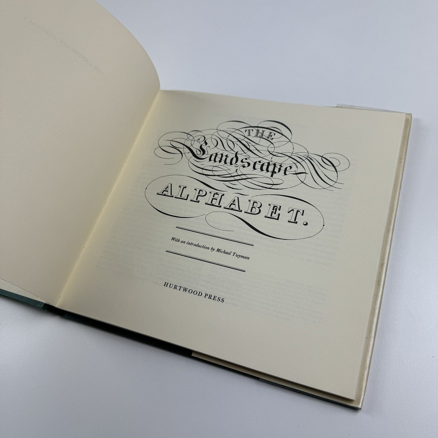 The Landscape Alphabet – Letter Shapes as Attractive Vignettes | Michael Twyman, 1987