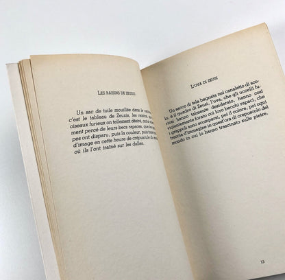 Yves Bonnefoy – L'Uva di Zeusi e Altre Favole | Biblioteca Cominiana, 1991