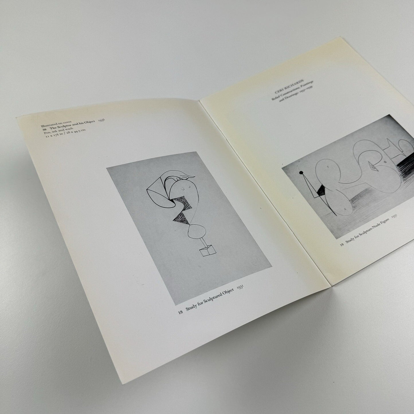 Ceri Richards. Relief Constructions, Paintings and Drawings 1931-39 | Fischer 1974