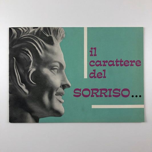 Il carattere del SORRISO type specimen booklet for Società Nebiolo Aldo Novarese 1961