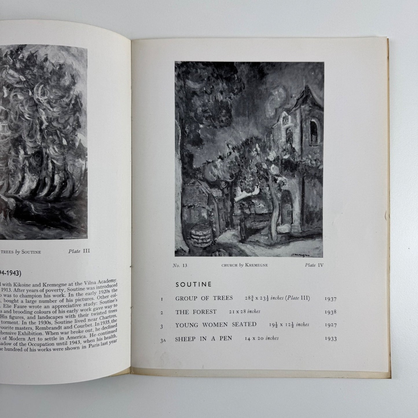 Soutine & his Circle | Crane Kalman Gallery 1960
