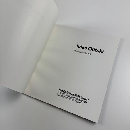 Jules Olitski. Five catalogues in slip case | Salander-O'Reilly Galleries, 1990