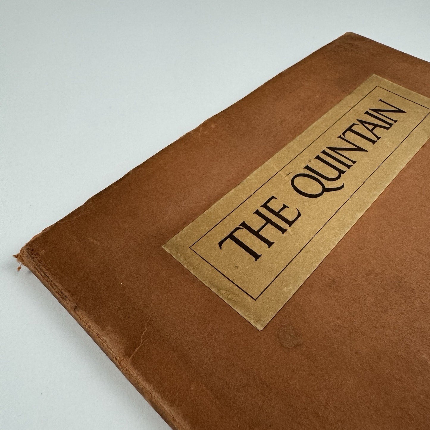 The Quintain. A second essay in book production | Hornsey School of Art, 1930