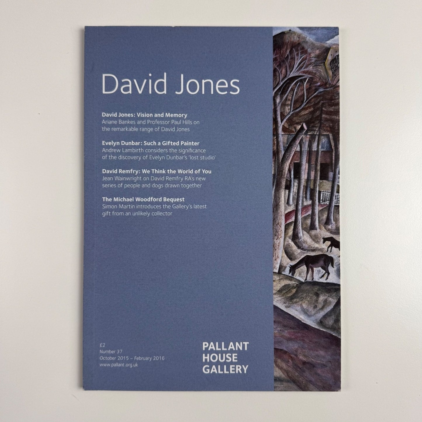 David Jones. Pallant House Gallery magazine number 37 October 2015