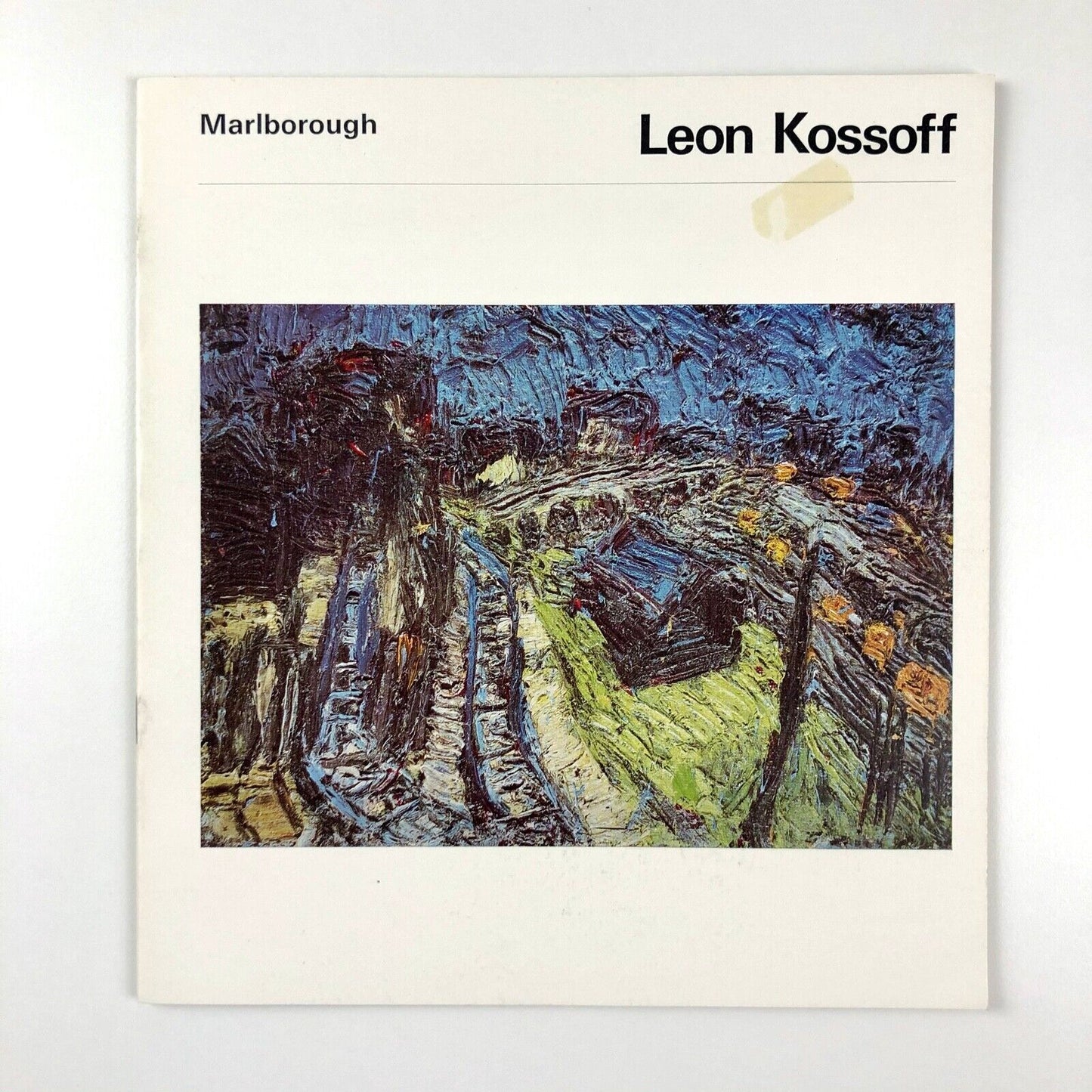 Leon Kossoff, Marlborough Fine Art London | April 1968 | Typography by Gordon House