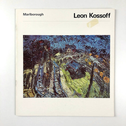 Leon Kossoff, Marlborough Fine Art London | April 1968 | Typography by Gordon House
