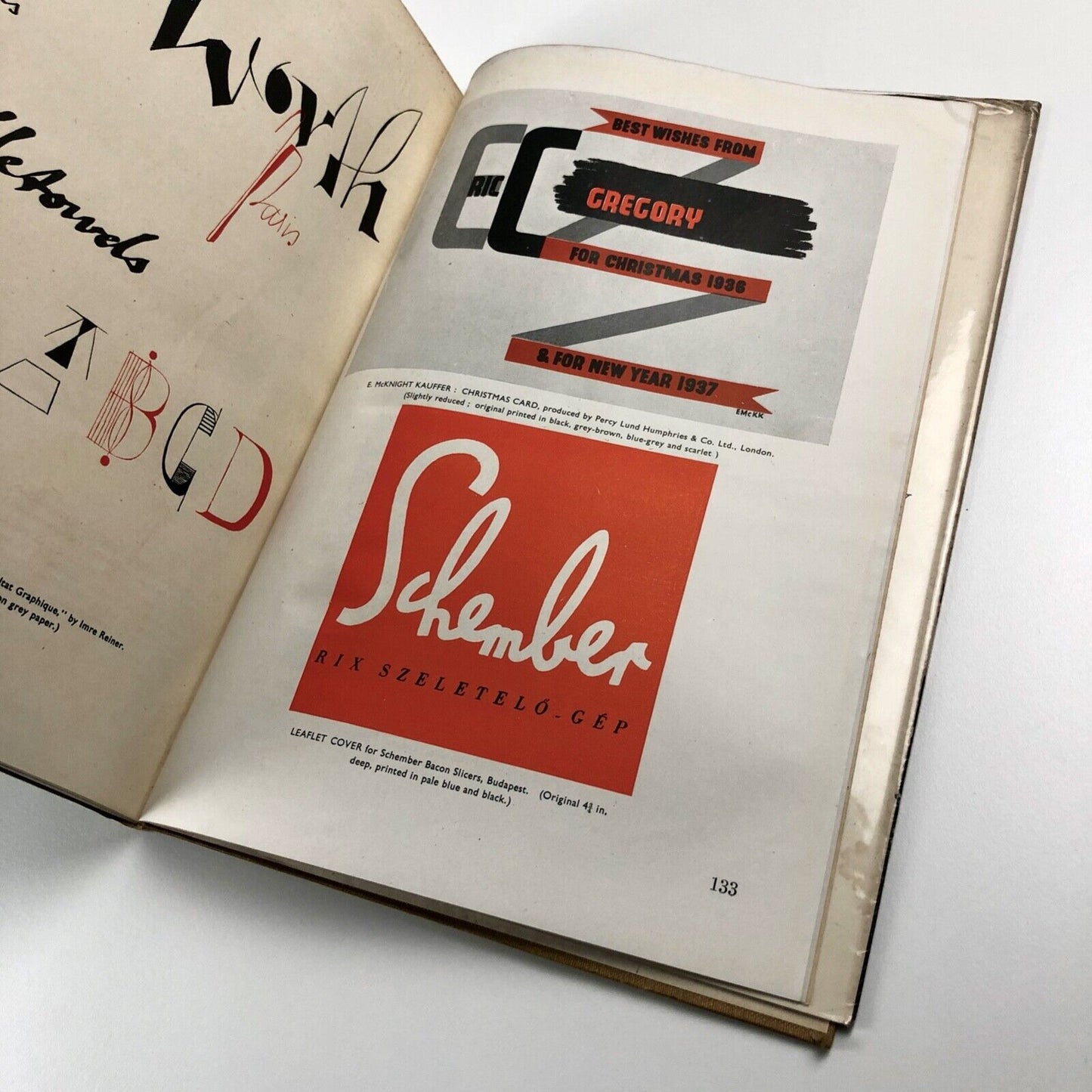 Lettering of today, The Studio | Edited by C.G. Holme | Cover design by Ashley Havinden, 1941