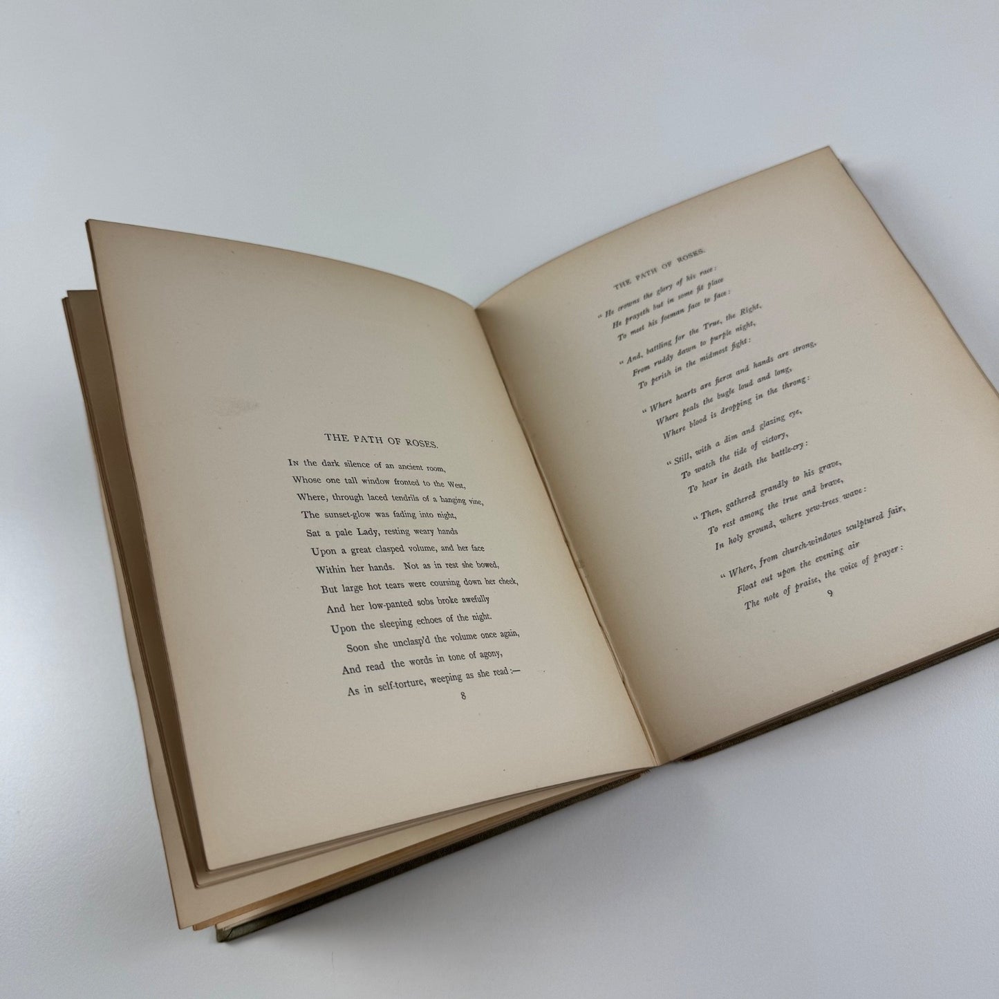 Three Sunsets and Other Poems by Lewis Carroll | Macmillan, 1898 | bookplate and inscription for Nancy Marsh