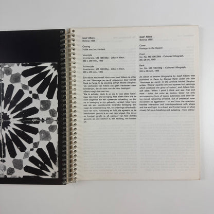 Agenda (Diary) Museum Boymans-van Beuningen Rotterdam, 1977