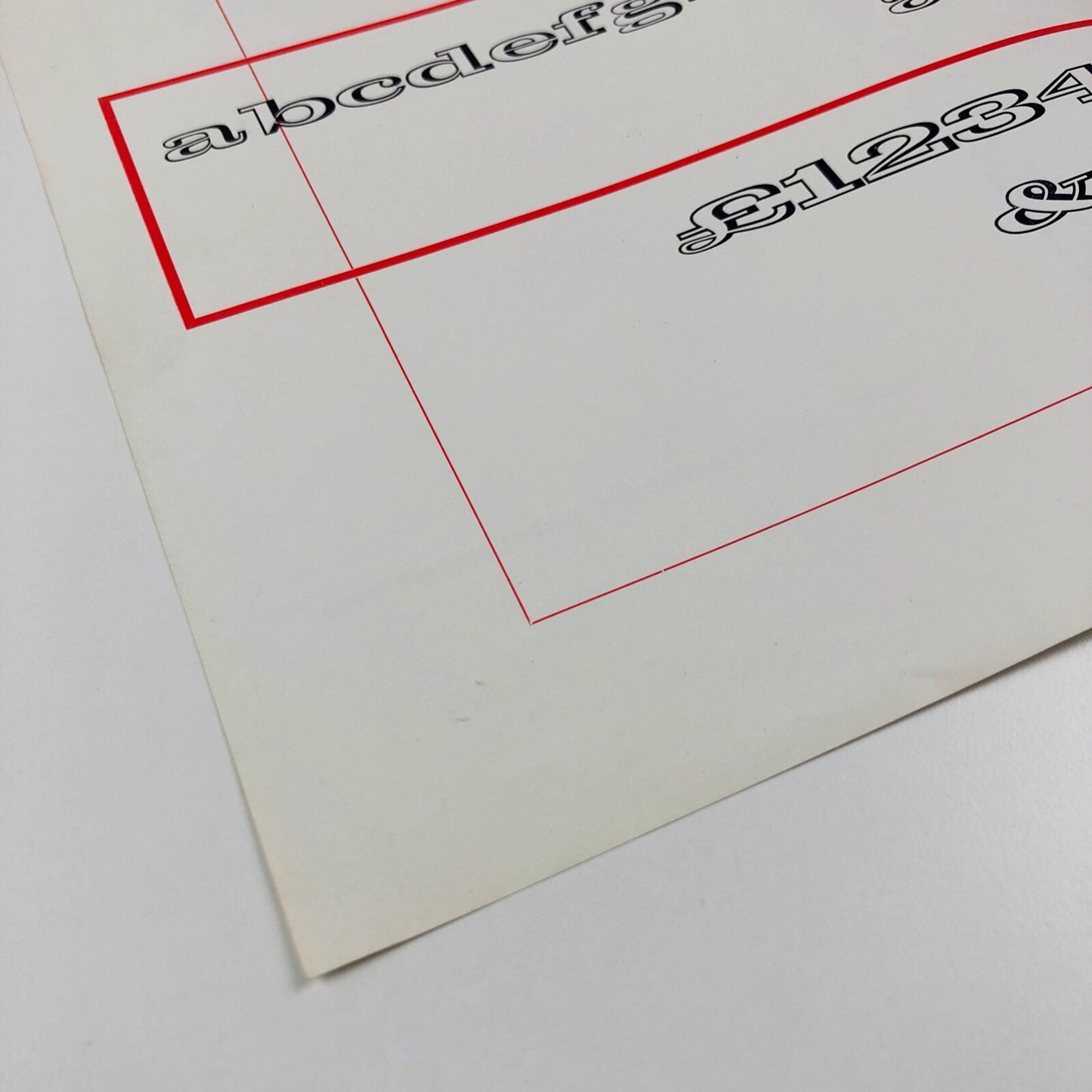 Egyptian Expanded Open | Stephenson Blake type specimen | Print in Britain, 1959