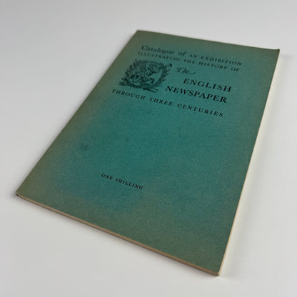 History of the English newspaper through three centuries held at The Old Court House | The Press Club 1932