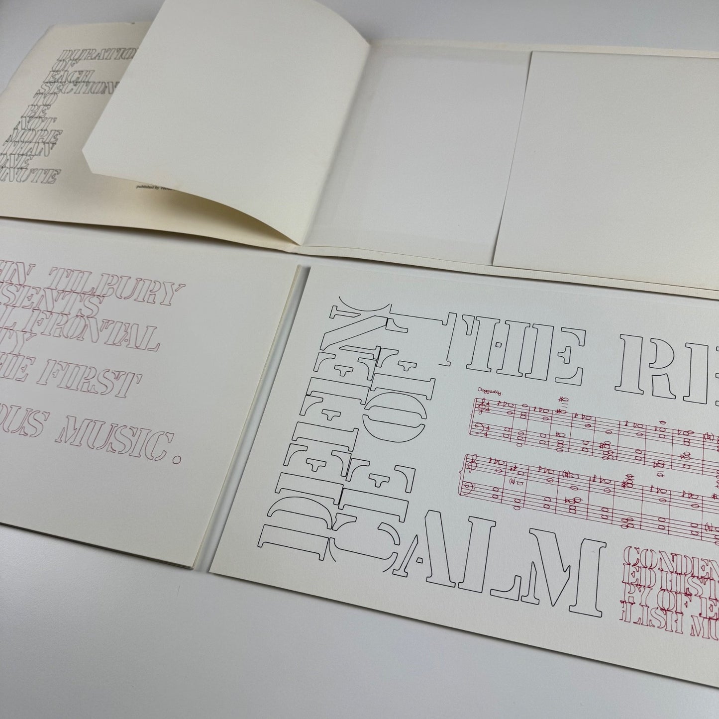 Seven Miniatures OP.XIV. by Tom Phillips folio Tetrad Press 1970 limited edition