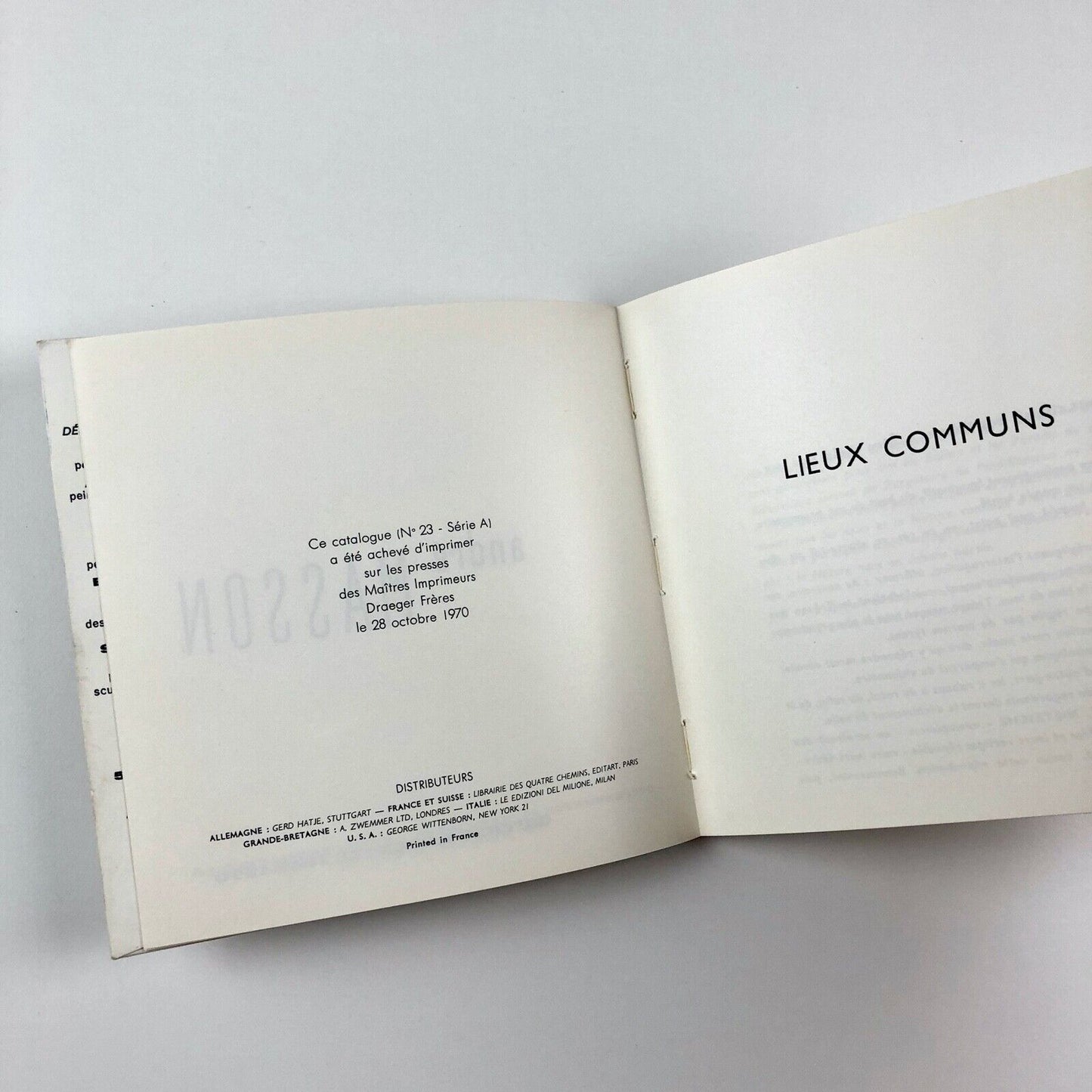 André Masson: Oeuvres Récentes 1968-1970| Galerie Louise Leiris 1970