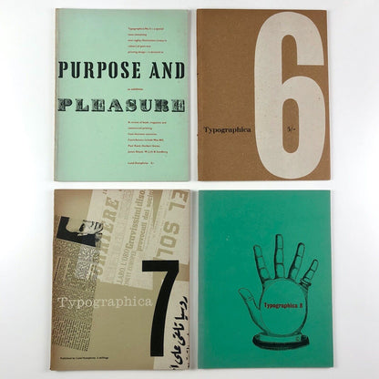 Typographica journal old series 1-16 edited by Herbert Spencer. Lund Humphries