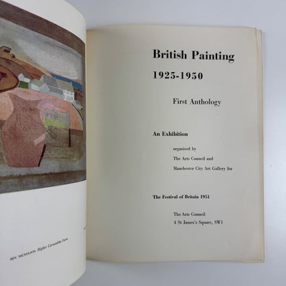 British Painting 1925-50. First Anthology. Arts Council Festival of Britain 1951