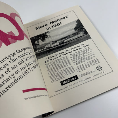 Book Design and Production | Vol 4 No 1 1961 | Printing News Ltd | Edited by James Moran