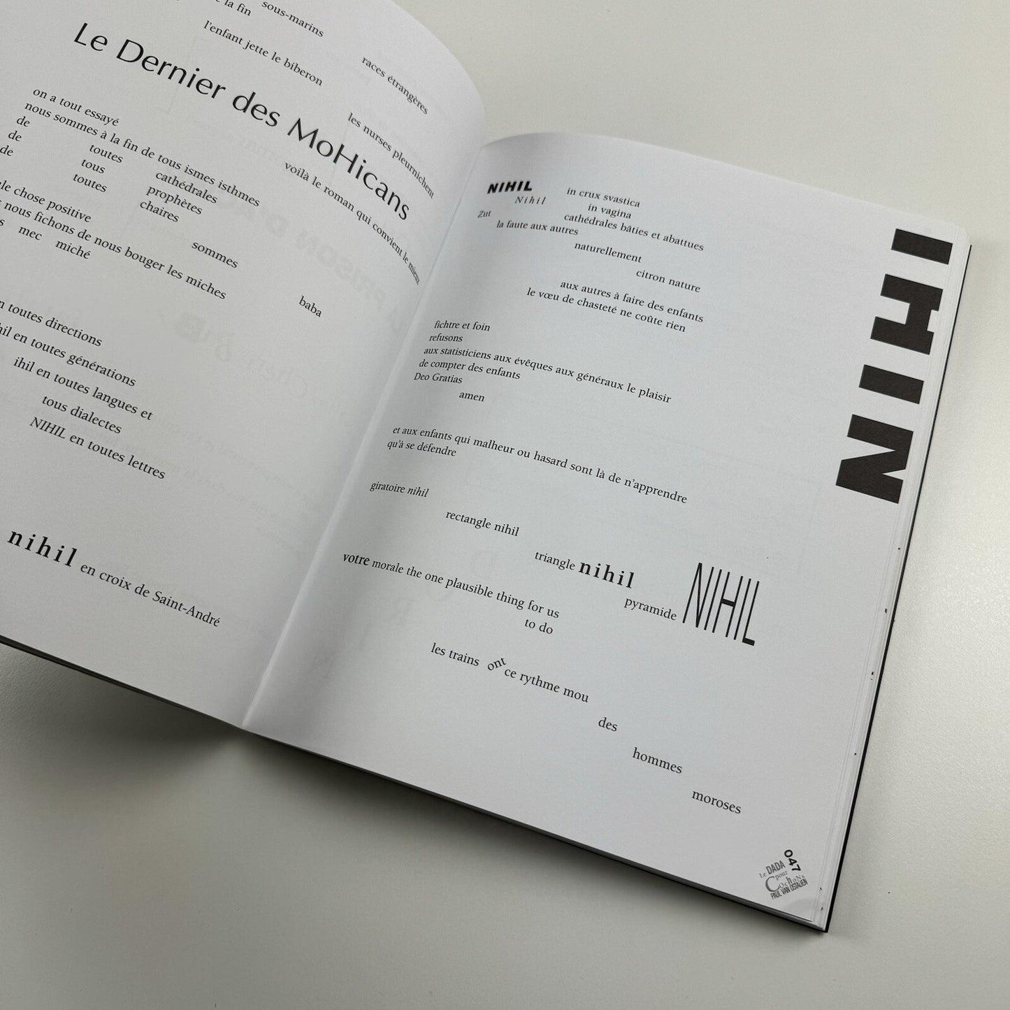 Le Dada pour Cochons Paul van Ostaijen | Textuel Editions, 2003