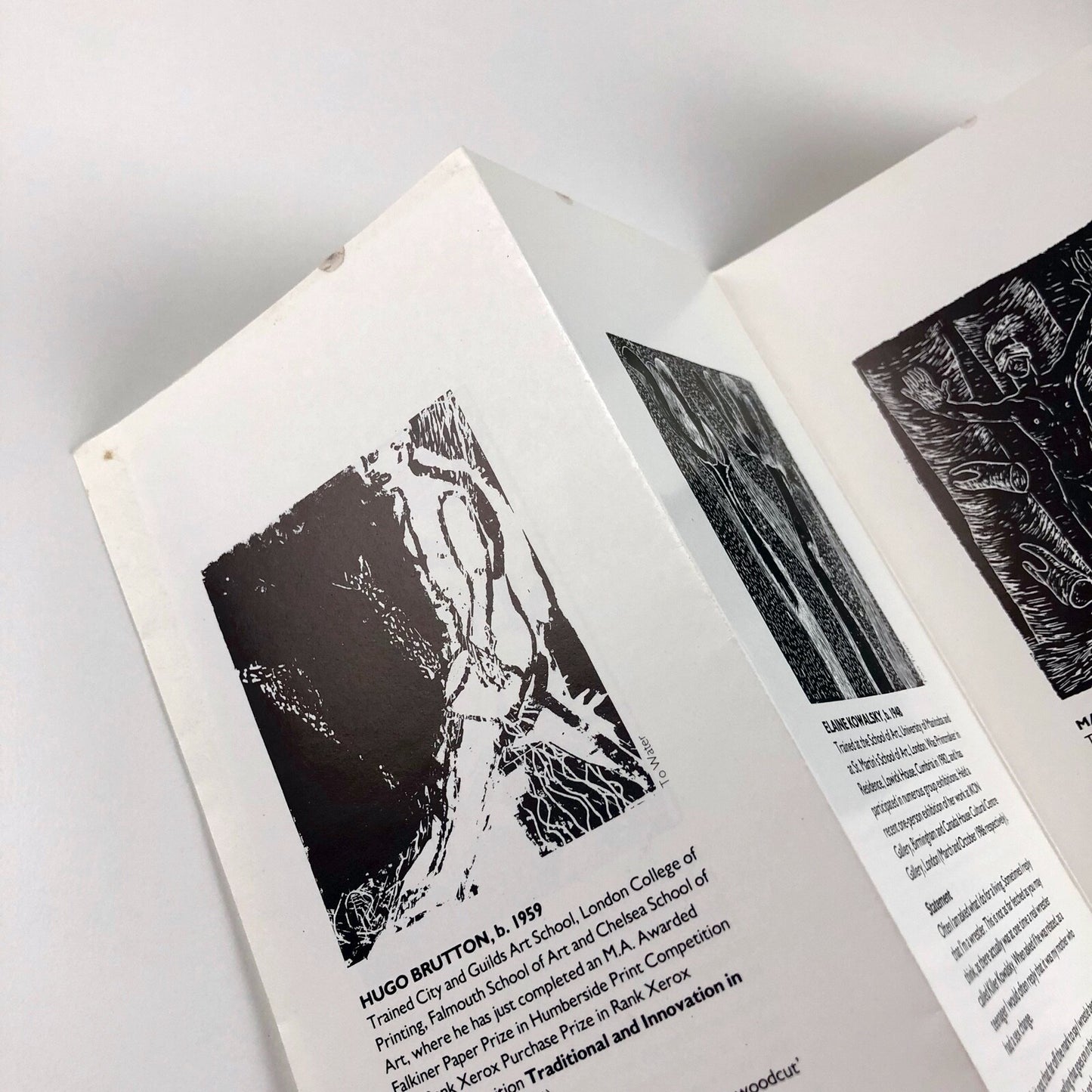 Contemporary British Woodcuts | City Museum and Art Gallery Worcester | Exhibition leaflet, 1986/7