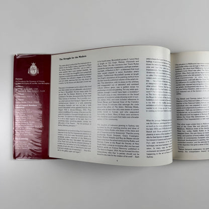 The Melbourne Modernists. Frater, Plante, Shore, Tweddle | Victorian Artists’ Society Melbourne, 1990
