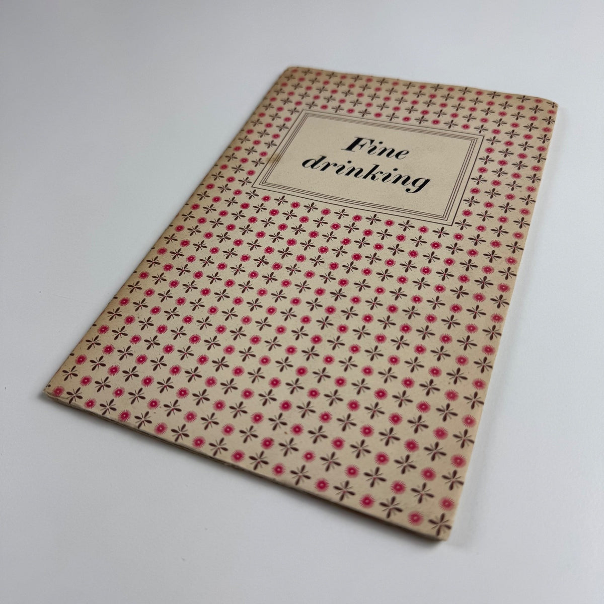 Fine Drinking: Ayala Champagne, Croizet Brandy, Rocher Liquers. Messrs Blumenthals, London, 1949 Printed at the  Curwen Press