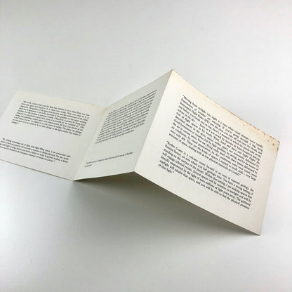 James Turrell | Hayward Gallery, London 1993 | Folded promotional card