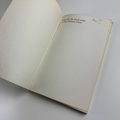 Type for the book page at the Pitman Press ed Leonard Chave Hamish Hamilton 1984