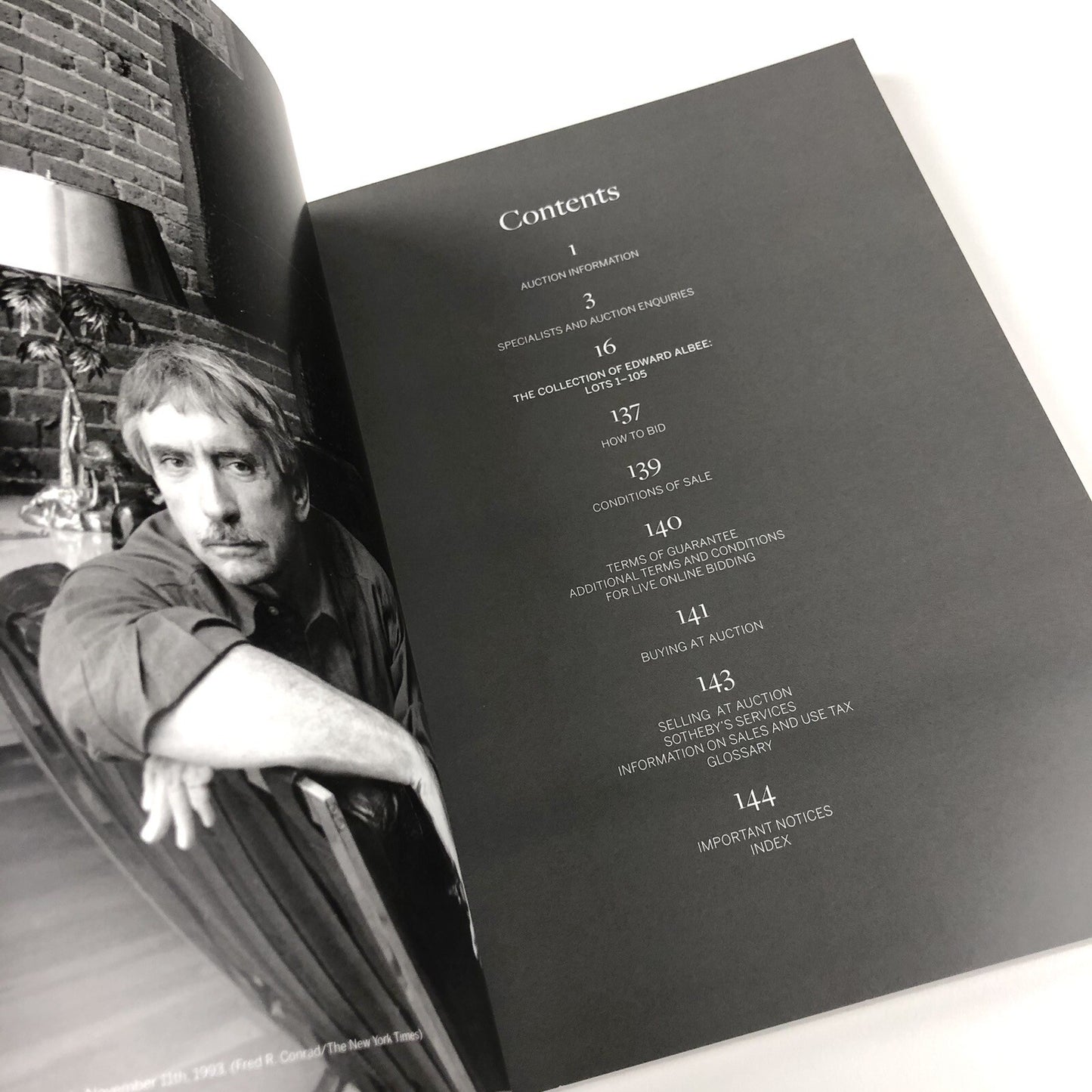 The Collection of Edward Albee | Sotheby’s New York catalogue, 26 September 2017