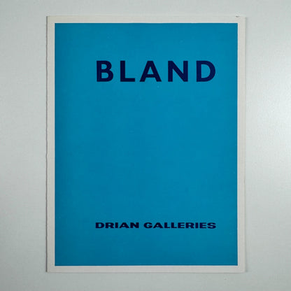 Douglas Bland | leaflet Drian Galleries, London, 1961