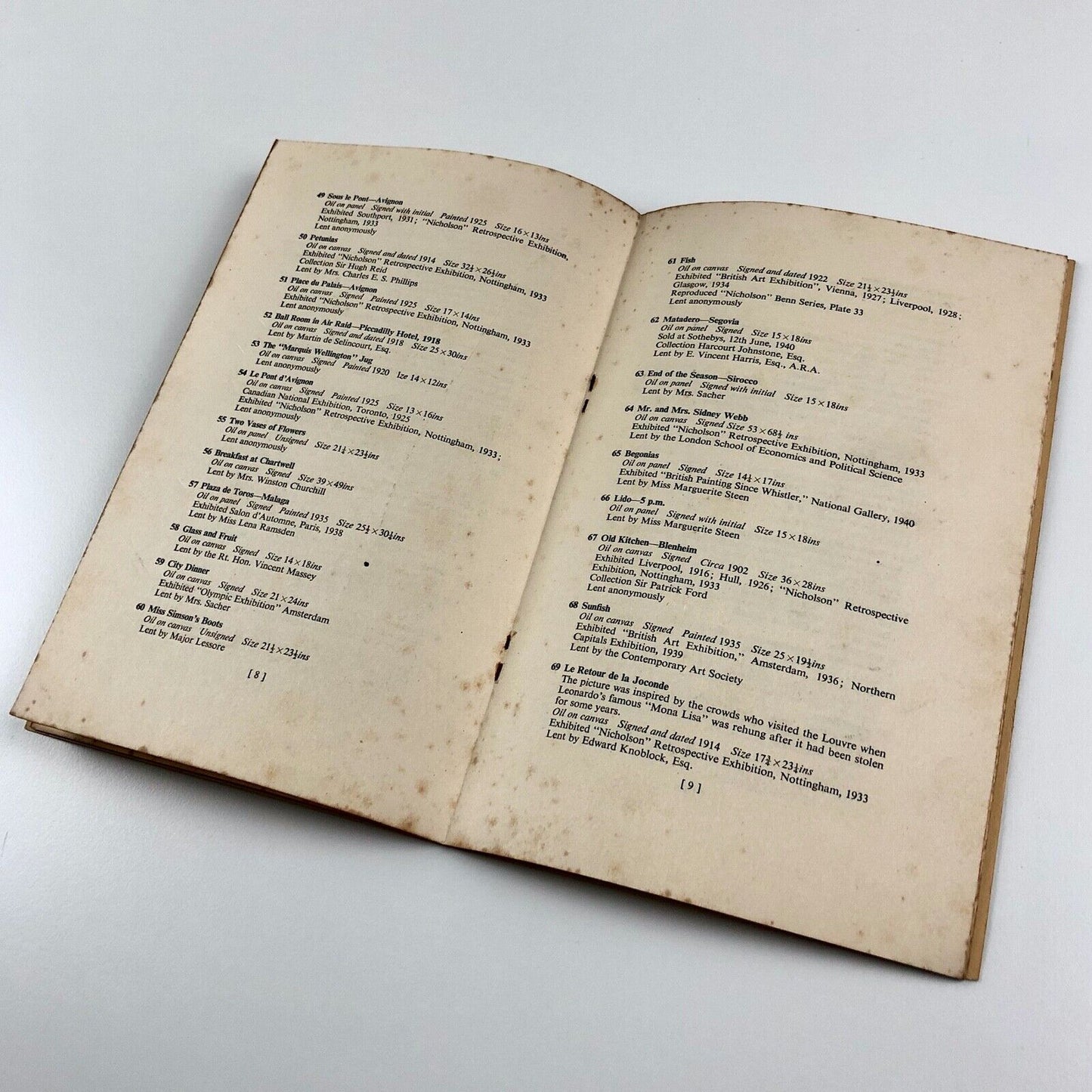Exhibition of Paintings by Sir William Nicholson and Jack B. Yeats | National Gallery, 1942 | introduction Sir Kenneth Clark