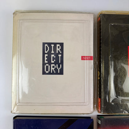Next Directory catalogues numbers 1 to 6 1988 to 1990 one signed George Davies