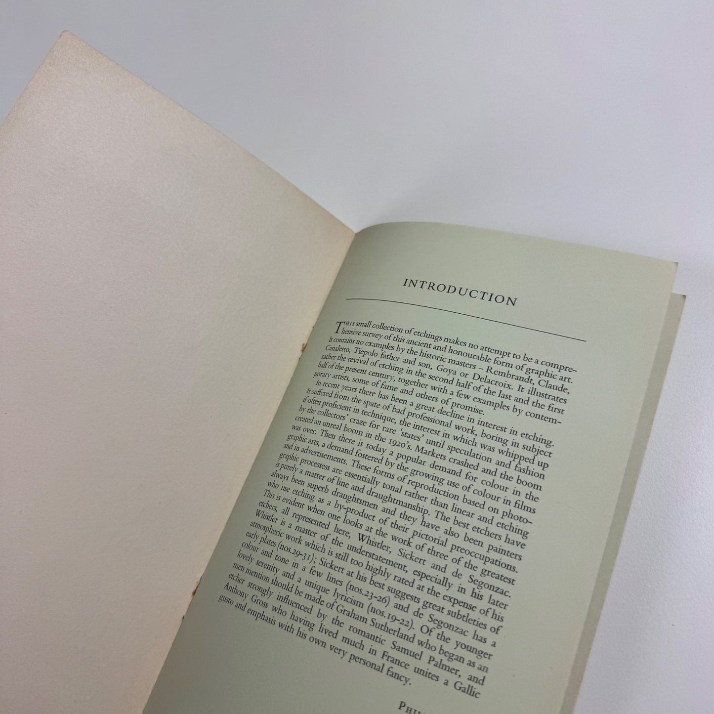 Etchings from the Arts Council Collection | undated intro Philip James