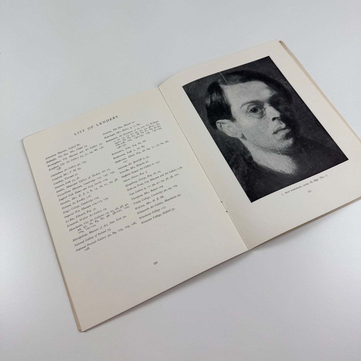 William Rothenstein Memorial Exhibition | Tate, 1950
