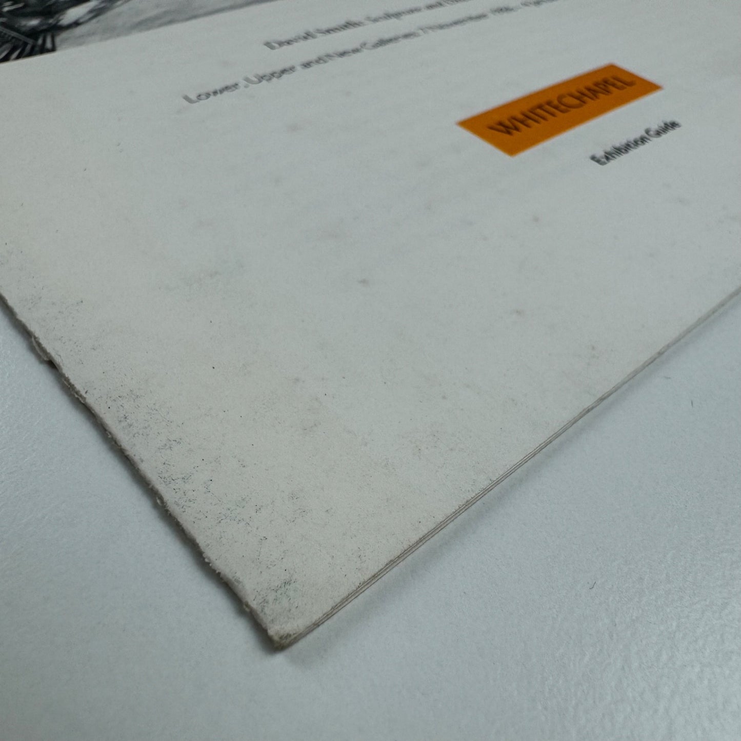 Exhibition guide for David Smith: Sculpture and Drawings | Whitechapel, 1986/7
