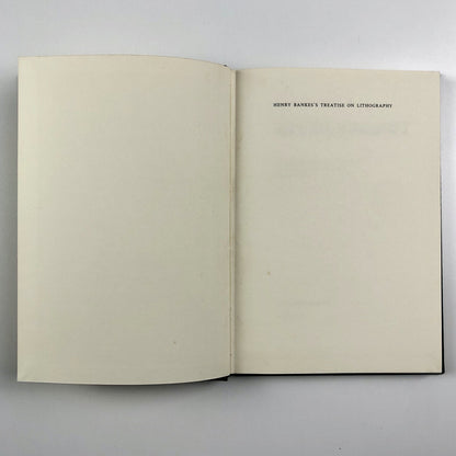 Henry Banke’s treatise on Lithography | Introduction by Michael Twyman | Printing Historical Society, 1976