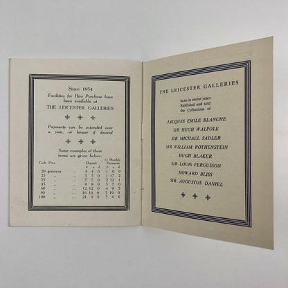 Chien-Ying Chang, Edouard Pignon, John Craxton, Stella Steyn | Leicester Galleries, Ernst Brown & Philips Ltd, December 1951 exhibitions 974-977