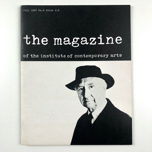 ICA – The Magazine of the Institute of Contemporary Arts | July 1968, No. 4