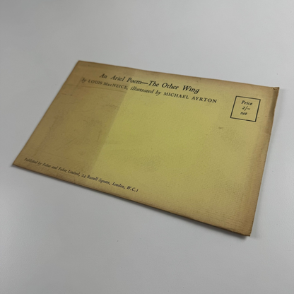 An Ariel Poem - The Other Wing by Louis MacNeice illustrated by Michael Ayrton, 1954 unopened envelope