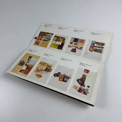 Fold-out poster/leaflet for Pages and Fuses and other prints by Robert Rauschenberg | Welsh Arts Council, 1975