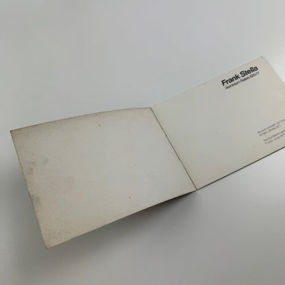 Frank Stella Aluminium Reliefs 1976-77 | Fruit Market Gallery 1977