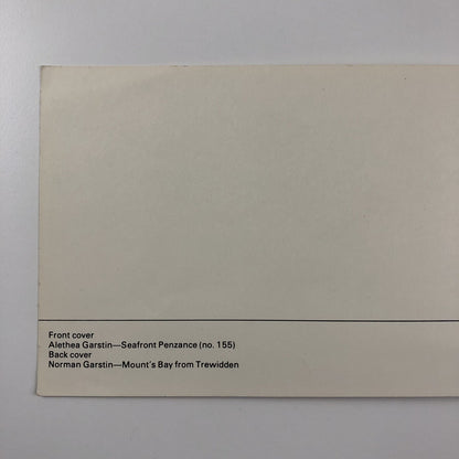 Invite to Norman & Alethea Garstin Penwith Gallery Society of Artists | Private view card, May 1978