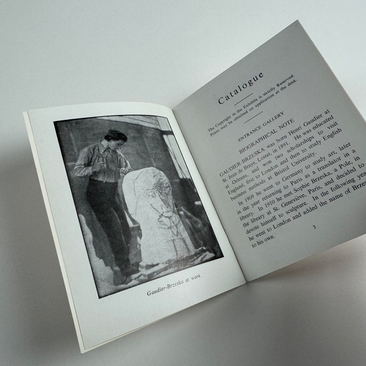 Drawings and Pastels by Henri Gaudier-Brzeska | Leicester Galleries, October 1962