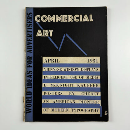 Commercial Art – The Advertisers Magazine April 1931, No 58 | McKnight Kauffer