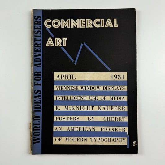 Commercial Art – The Advertisers Magazine April 1931, No 58 | McKnight Kauffer