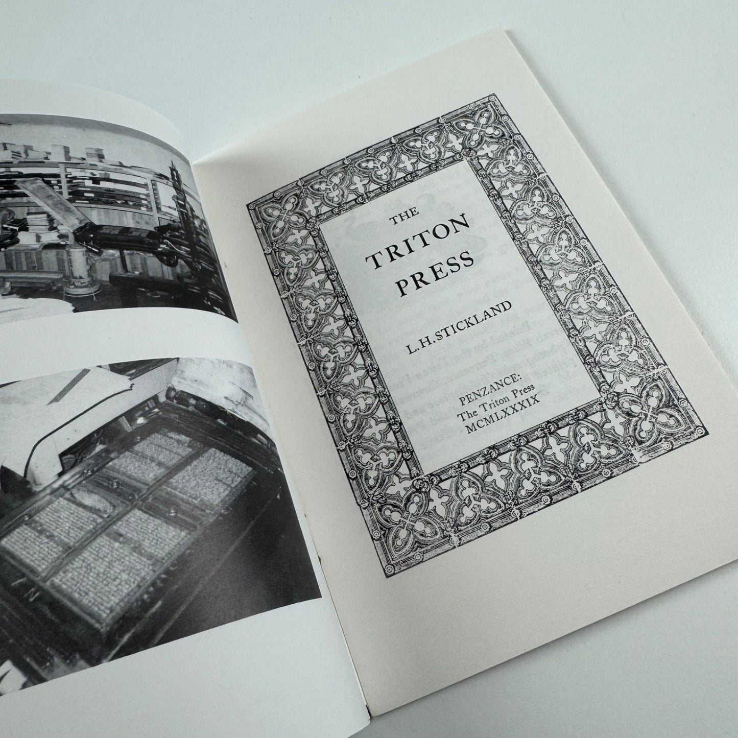 The Triton Press by L.H. Stickland | Triton Press, 1989