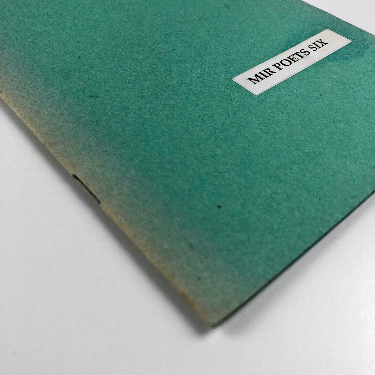 Significant Wreckage. Mir Poets Six by Iain Sinclair | Words Press, 1988 | signed 23/75