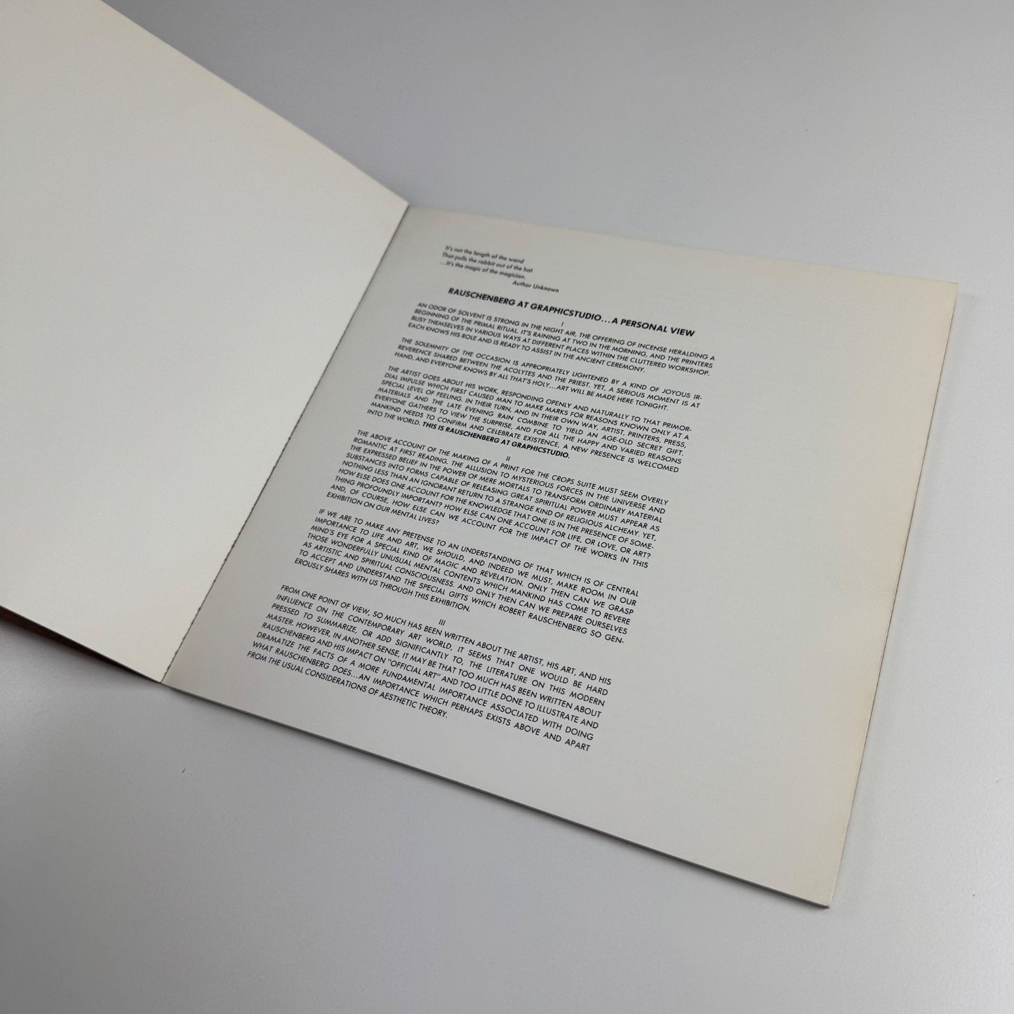 Rauschenberg at GraphicStudio | University of South Florida, 1974