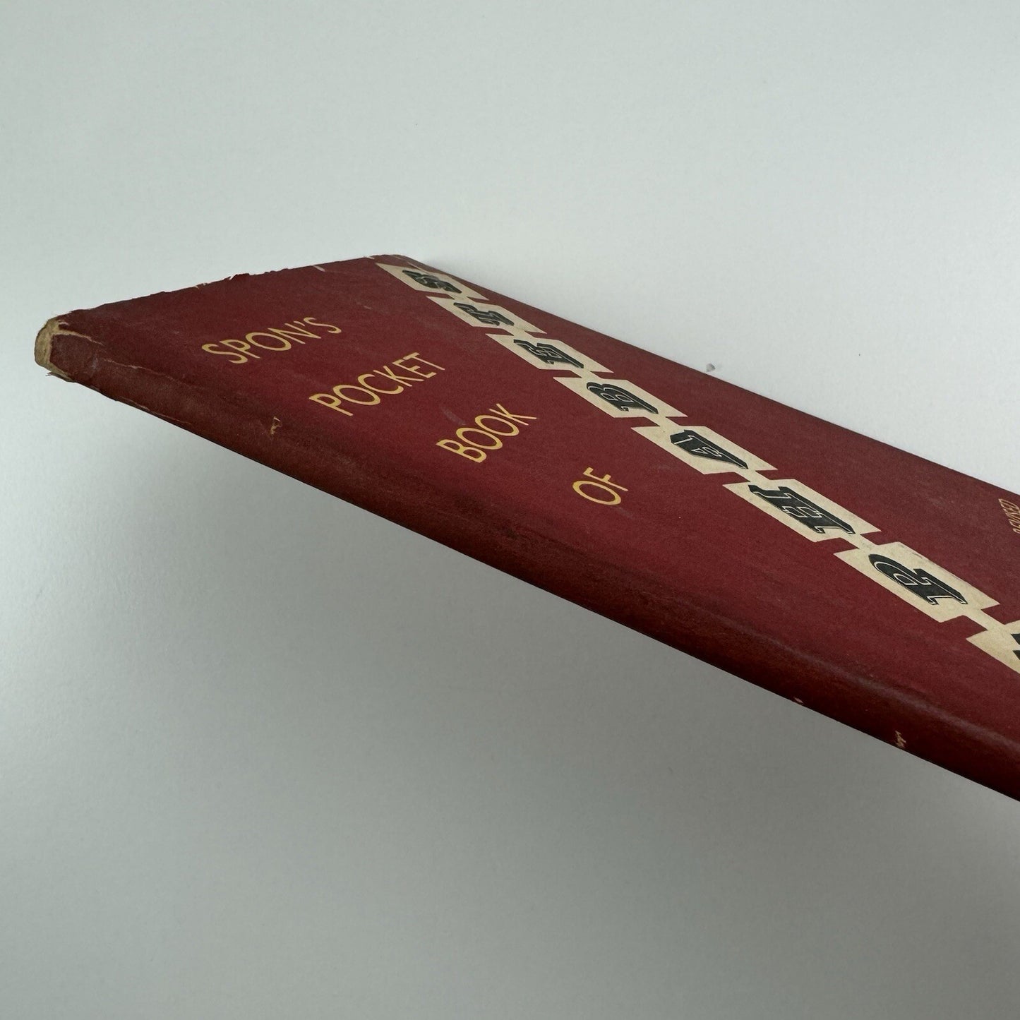 Spon’s Pocket Book of Alphabets | Revised edition, 1956